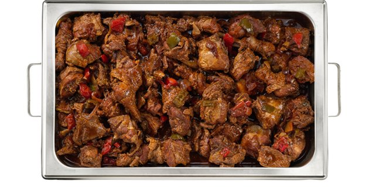 Brown Stewed Chicken -TRAYS- $90.60 ($9.06 / person) Serves 10