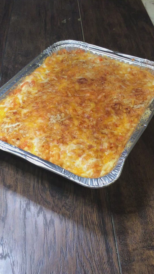 JMac & Cheese -TRAYS- $62.49 ($6.25 / person) Serves 10