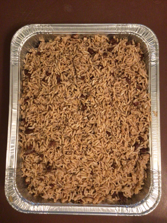 Rice & Peas -TRAYS- $59.90 ($5.99 / person) Serves 10